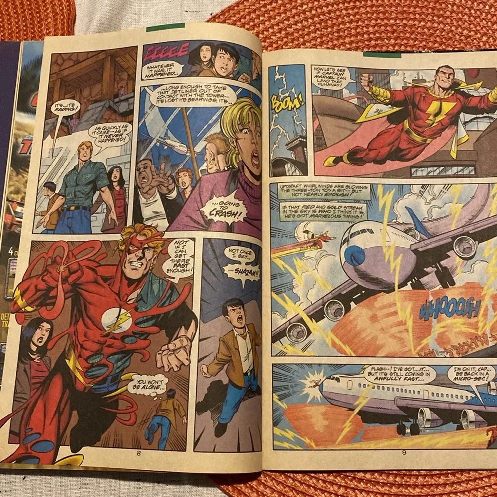 DC Comic- The FLASH Must Outrace SHAZAM !...#162 July 2000